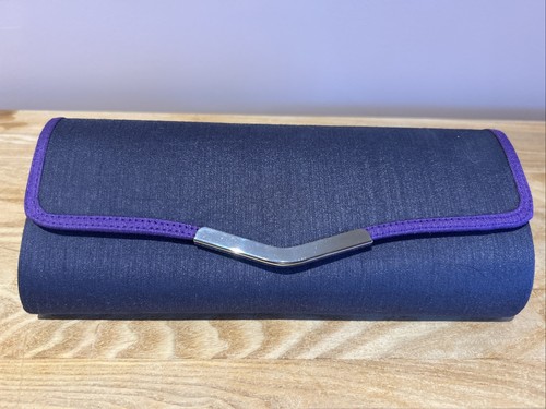 Jacques vert purple clutch - jacques,