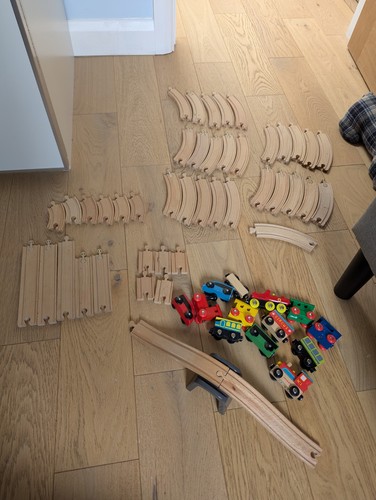 Wooden trains toy - trains, brio