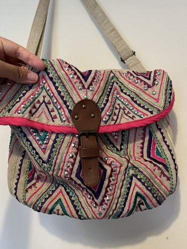 Summer embroidered bag - bag, light