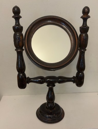 Vintage wooden tabletop vanity - tabletop,