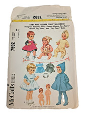 McCall's  7592 9 inch Clothes