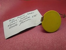 Fiat Punto Sport front bumper towing eye cover (yellow) genuine 1999-2003 