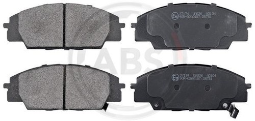 37174 brake pad set - pad,