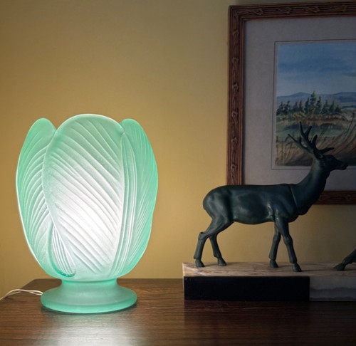 Art deco bagley tulip lamp - bagley,