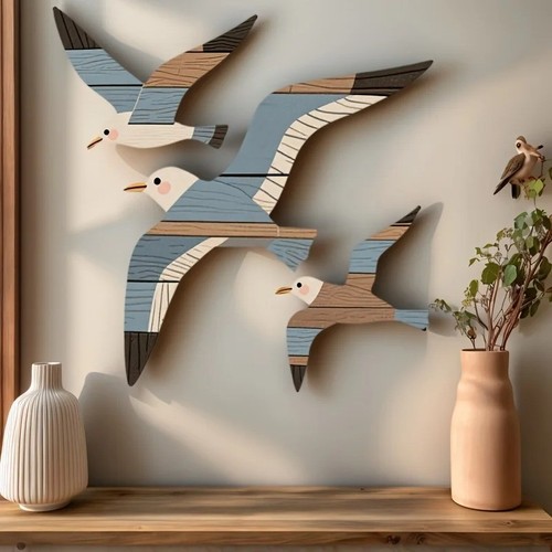 Flying seagulls - 3,