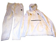 Superdry Unisex Hooded Tracksuit Set SMALL, Grey, NWT