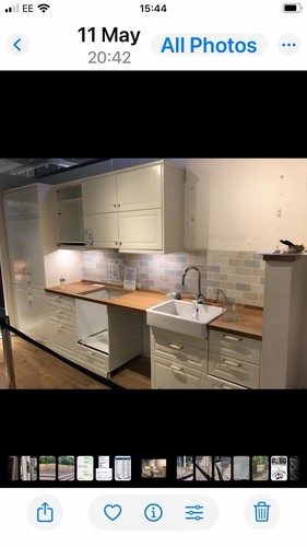 New cream kitchen hob - cream, no