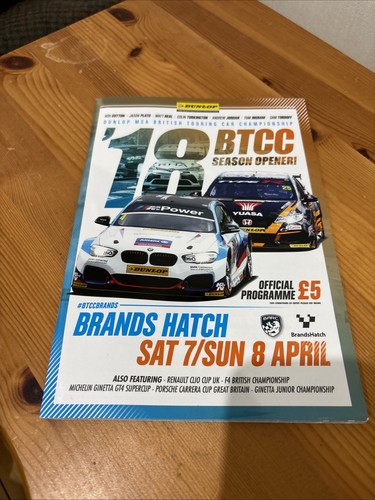 Btcc souvenir programme brands - souvenir,