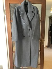 Ladies Tesco F & F Grey Full Length Coat