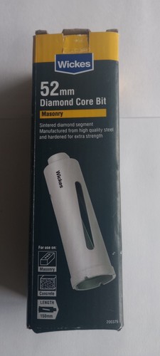 Diamond core drill bit 52mm - diamond,