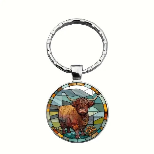 Highland cow mountains - cow,