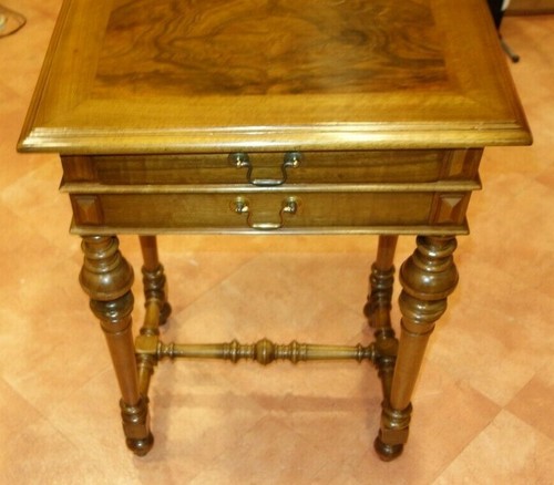 Vintage sewing table with - vintage,