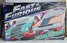 Fast & Furious Scalextric C1309 Chevrolet Camaro Dodge Challenger In Box