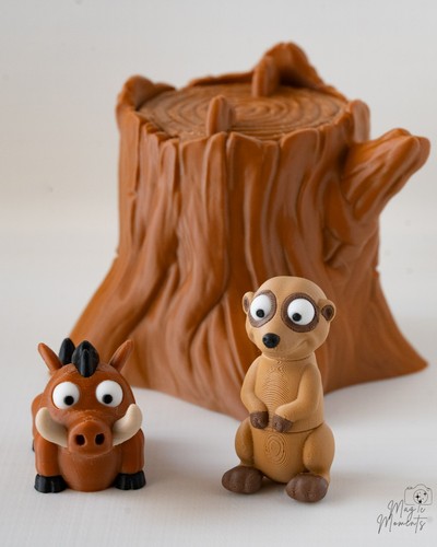 Printed animal figurines - printed,