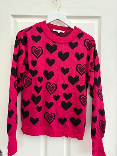 Next pink metalic heart - pink,