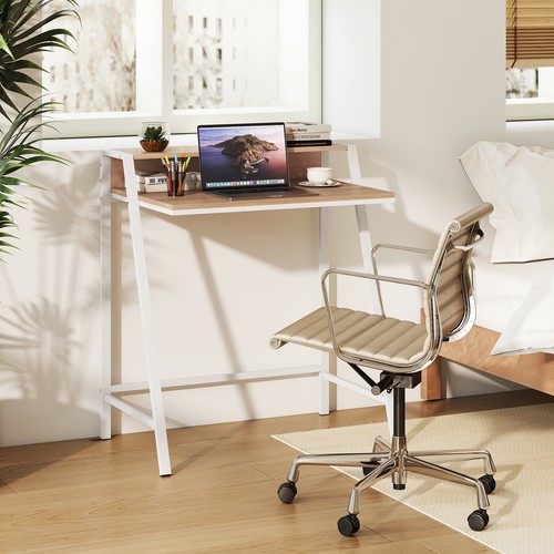 Computer desk with monitor - computer,