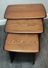 Quality Modern Ercol Nest of Three Tables Ref: HF17928