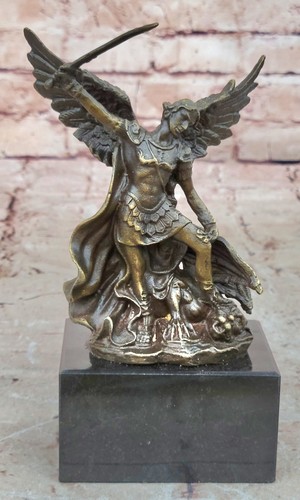 Solid bronze vintage - bronze, archangel