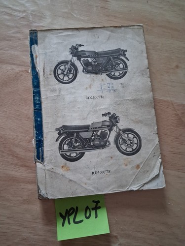 Yamaha rd250 rd400 1978 parts - yamaha,