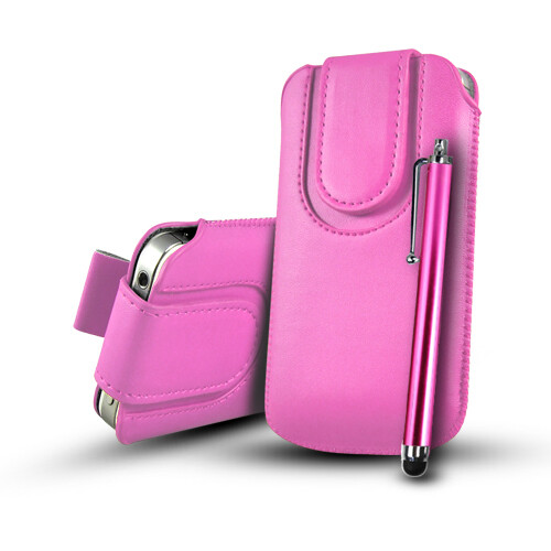 Leather slide phone - leather,