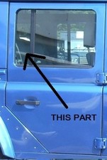 RH or LH 2nd Row Door Glass