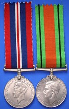 WW2 George VI Defence & War