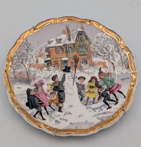 Antique wall plate edwardian - antique,