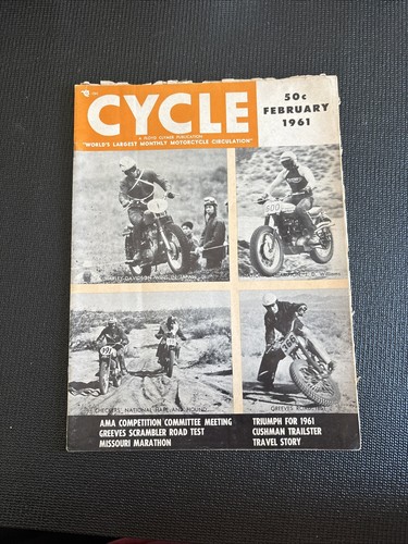 Cycle magazine february 1961 - cycle,