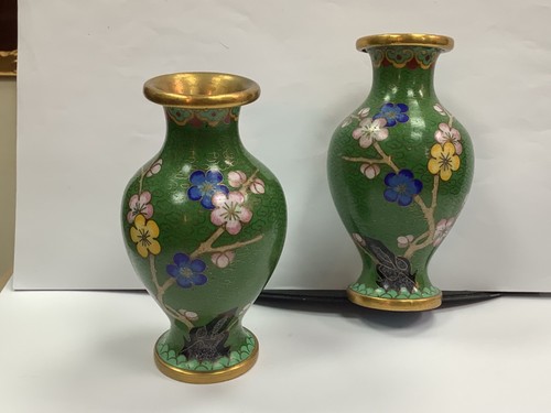 Vintage pair cloisonné - of,