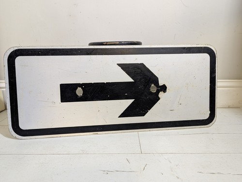 Vintage arrow road sign - arrow, route