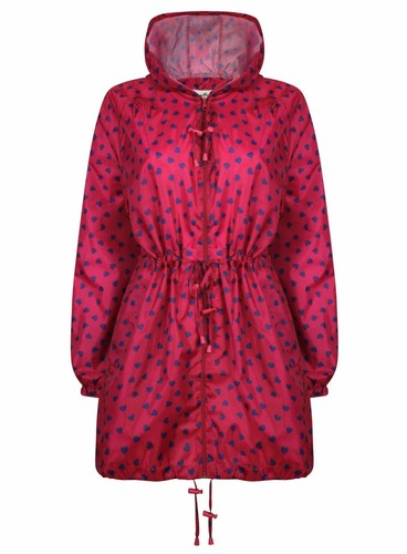 Ladies womens printed - printed, kagoul