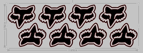 Fox mtb bmx vinyl cycling - bmx,