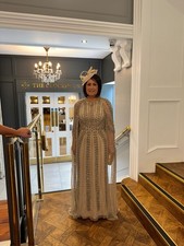 Nude Embellish Mother Of The Bride Dress, Size 14, Worn Once.