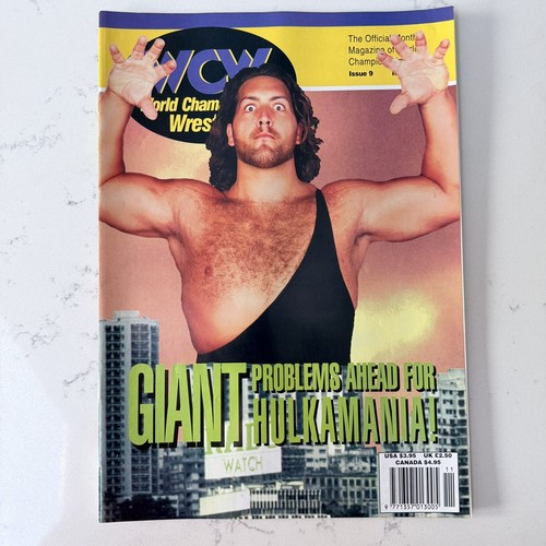 Wcw magazine vgc w - wcw,