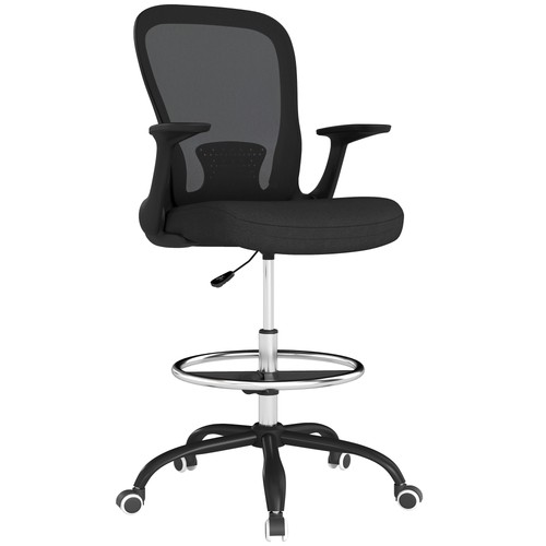 Homcom mesh draughtsman - homcom, chair
