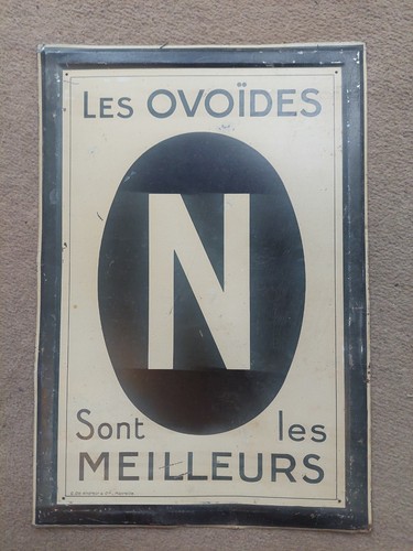 Vintage french tin les - tin, "les