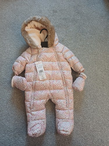 Floral snow suit age 0 - snow,