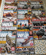 11 x History of War Magazines Issues 40, 43, 44, 48, 52, 53, 55, 56, 57, 58, 59