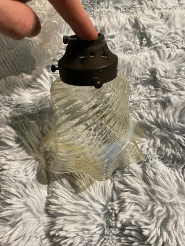 Antique victorian swirl glass - antique,