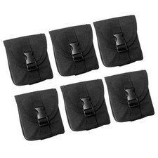 6pcs Scuba Diving Weight Pocket Pouch & Quick Release Buckle - Tank or Waist