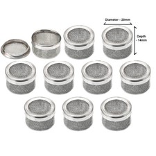 10x Small Steel Mesh Basket &