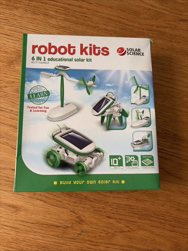 Solar science robot kits - kits, 6