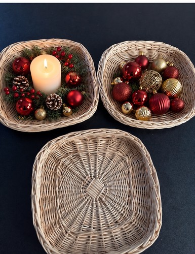 Bundle wicker trays - bundle, 6