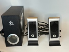 Logitech S200 Gaming PC Computer Surround Sound Speakers, Tested And Working 