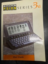 Psion 3a User Guide Manual