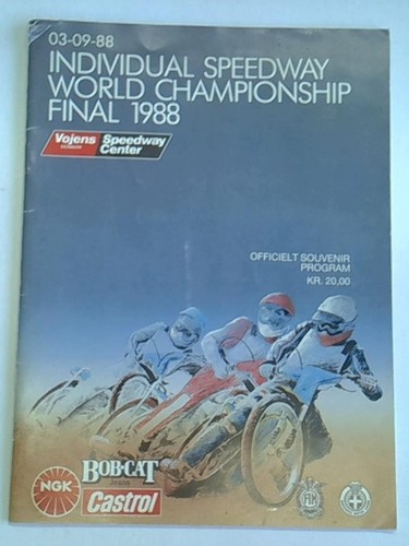 Individual speedway wold - individual,