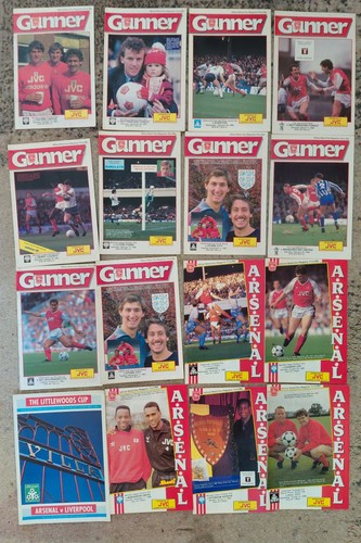 Arsenal programmes 1987 89 - fc, 1987-89