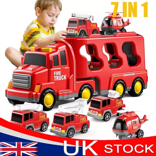 Fire truck toy - truck, light