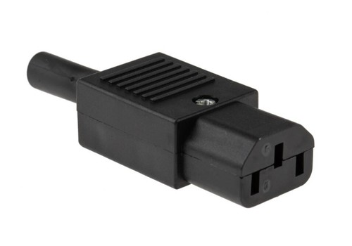 C13 cable mount iec connector - ,