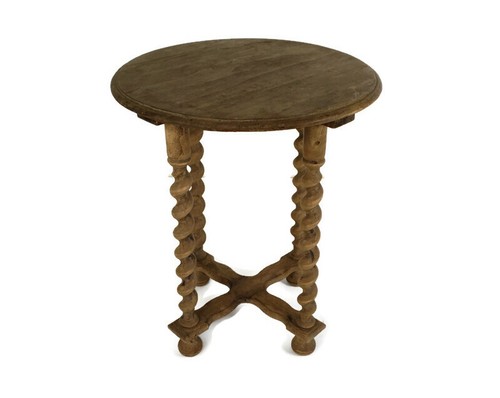 Barley twist wooden side - twist,